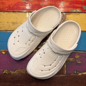 Crocs‎ Baya Clog White Comfort Slip On Casual Shoes Unisex